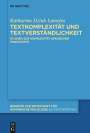 Katharina Dziuk Lameira: Textkomplexität und Textverständlichkeit, Buch