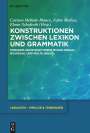 : Konstruktionen zwischen Lexikon und Grammatik, Buch