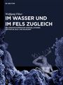 Wolfgang Filser: "IM WASSER UND IM FELS ZUGLEICH" mit antikem Skulpturenmotiv und Pflanzen.