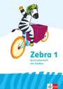 : Zebra 1.Buchstabenheft in Druckschrift Klasse 1, Buch,Div.