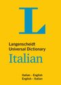 : Langenscheidt Universal Dictionary Italian, Buch