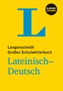 KLAUSUR-AUSGABE. Langenscheidt Großes Schulwörterbuch Lateinisch-Deutsch. Blaues "L" auf gelbem Hintergrund.
