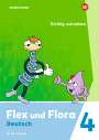 : Flex und Flora 4. Heft Richtig schreiben: Für die Ausleihe, Buch