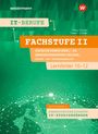 Oben links "westermann", Titel "FACHSTUFE II", IT-Berufe, grüner Hintergrund mit geometrischen Mustern.
