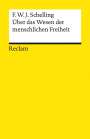 Friedrich Wilhelm Joseph Schelling: Über das Wesen der menschlichen Freiheit, Buch