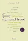 Text: "dietmar dath, sigmund freud, hysterie, psychoanalyse, traumdeutung, neurose."
Illustration: Skizze eines Sofas.