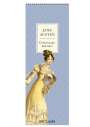 Jane Austen: Jane Austen Geburtstagskalender | Immerwährender Wandkalender zum Eintragen im praktischen Streifenformat | Mit Illustrationen und Zitaten aus Jane Austens beliebtesten Romanen und Briefen, KAL