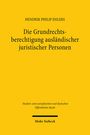 Hendrik Philip Ehlers: Die Grundrechtsberechtigung ausländischer juristischer Personen, Buch