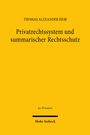 Titel: Privatrechtssystem und summarischer Rechtsschutz. Autor: Thomas Alexander Heiß. Verlag: Mohr Siebeck.