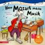 Marko Simsa: Herr Mozart macht Musik (Mein erstes Musikbilderbuch mit CD und zum Streamen), Buch