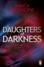 Oben steht „BIANCA IOSIVONI“, darunter „DAUGHTERS of DARKNESS“. Unten „Breaking Me“ und „ROMAN“. Bunte, abstrakte Farben. Logo unten rechts.