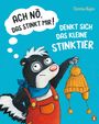 "Ach nö, das stinkt mir!", "Denkt sich das kleine Stinktier", "Christine Kugler". Illustration: ein Stinktier mit Mütze.