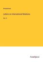 Anonymous: Letters on International Relations, Buch