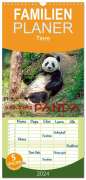Peter Roder: Familienplaner 2024 - Niedlicher Panda mit 5 Spalten (Wandkalender, 21 x 45 cm) CALVENDO, KAL