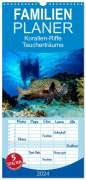 Sascha Caballero: Familienplaner 2024 - Korallen-Riffe Taucherträume mit 5 Spalten (Wandkalender, 21 x 45 cm) CALVENDO, KAL
