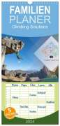 Stefan Brunner: Familienplaner 2024 - Climbing Solutions - Bergsport weltweit mit 5 Spalten (Wandkalender, 21 x 45 cm) CALVENDO, KAL