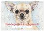 Pia Tasche: Hundeporträts in Aquarell (Tischkalender 2024 DIN A5 quer), CALVENDO Monatskalender, KAL