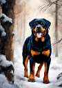 Beau Barkside: Hund Notizbuch Winterzeit Weihnachten Rottweiler mit 55 lustigen Motivationssprüchen Lebensweisheiten Hundeliebe Geschenk Rottie Hunde, Buch