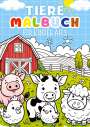 Kindery Verlag: Tiere Malbuch für Kinder ab 3 Jahre ¿ Kinderbuch, Buch