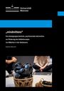 Titel: „mindmittens“. Intervention für Selbstkonzept von Mädchen. Schwarze Boxhandschuhe in einem Korb, Person im Hintergrund sitzend.