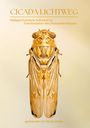 „CICADA CODE: Maßgeschneiderte Software zur Transformation des physischen Körpers, gechannelt von Niclas Dreier.“ Darunter eine goldene Zikade.