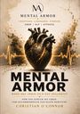 "Mental Armor" Logo, goldenes Herz mit Rissen, EKG-Linien umrahmt, Betonung auf Veränderung und Stärke durch EMDR, NLP, Hypnose.