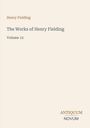 Text: "Henry Fielding The Works of Henry Fielding Volume 12 ANTIQUUM NOVUM". Schlichtes Cover mit beigefarbenem Hintergrund.
