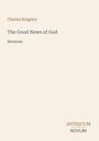 Der Text enthält: "Charles Kingsley", "The Good News of God", "Sermons", "ANTIQUM NOVUM". Der Hintergrund ist hell.