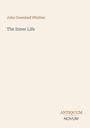 Text: "John Greenleaf Whittier, The Inner Life, ANTIQUUM NOVUM". Schlichtes, minimalistisches Design.