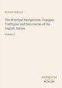 Richard Hakluyt, "The Principal Navigations, Voyages, Traffiques and Discoveries of the English Nation, Volume 8". Unten "ANTIQUM NOVUM".