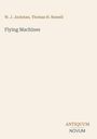 Text: "W. J. Jackman, Thomas H. Russell", "Flying Machines", "ANTIQUM NOVUM". Schlichte Buchcover-Design mit hellem Hintergrund.