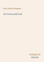 „Saint Albertus Magnus: On Union with God“, beige Hintergrund, schlichtes Layout, antike Schriftart.