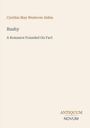 "Cynthia May Westover Alden. Bushy. A Romance Founded On Fact. ANTIQUUM NOVUM Logo." Minimalistisches Cover, beige Hintergrund.