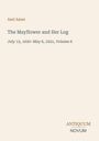 Text: Azel Ames, The Mayflower and Her Log, July 15, 1620–May 6, 1621, Volume 6. Unten rechts: ANTIQUUM NOVUM.