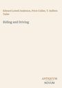 Edward Lowell Anderson, Price Collier, T. Suffern Tailer. Riding and Driving. Antiquum Novum Logo unten. Einfacher Stil.