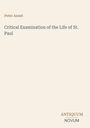 Text: "Peter Annet. Critical Examination of the Life of St. Paul. ANTIQUUM NOVUM." Ein Buchcover mit schlichter Gestaltung.