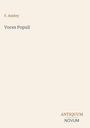 F. Anstey: Voces Populi. Antiquum Novum. Beige Hintergrund mit schlichter Typografie.
