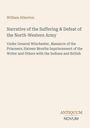 Buchtitel: "Narrative of the Suffering & Defeat of the North-Western Army". Beige Hintergrund mit Verlagslogo "ANTIQUM NOVUM".