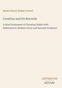 Baden Henry Baden-Powell: Creation and Its Records, Buch