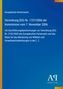 Text: Europäische Kommission, Verordnung (EG) Nr. 1737/2006. Blaue Seite mit gelbem Rand, unten rechts ein Logo: AP Antiphon Verlag.
