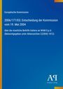 Europäische Kommission, Entscheidung 2006/177/EG vom 19. Mai 2004 über staatliche Beihilfe Italiens. Logo unten rechts.