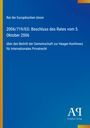 Rat der Europäischen Union, Beschluss des Rates 2006/719/EG. Blaues Cover mit gelbem Rand und Verlagslogo.