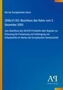 Deckblatt mit Titel über EU-Beschluss zum UN-ECE-Protokoll. Blau mit gelbem Rand und Verlagslogo unten rechts.