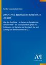 Rat der Europäischen Union, 2006/617/EG: Beschluss des Rates vom 24. Juli 2006. Blaues Cover, links gelber Streifen.