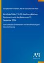Text zu Richtlinie 2006/118/EG für Grundwasserschutz; blaues Design mit farbigen Streifen und Antiphon Verlag Logo.