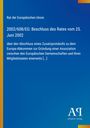 Oben: „Rat der Europäischen Union“. Mitte: „2002/608/EG: Beschluss des Rates vom 25. Juni 2002“. Unten: „Antiphon Verlag“.