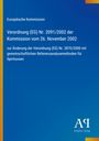 Text über Verordnung der EU-Kommission zu Spirituosen. Blaues Layout mit gelben und orangen Akzenten.