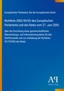 Text: Richtlinie 2002/59/EG über Überwachungs- und Informationssysteme für Schiffverkehr. Blauer Hintergrund, Logo unten rechts.