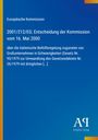 „2001/212/EG: Entscheidung der Kommission vom 16. Mai 2000“ auf blauem Hintergrund mit gelbem Rand.
