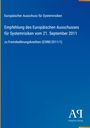 Empfehlung des Europäischen Ausschusses für Systemrisiken zu Fremdwährungskrediten, ESRB/2011/1, blauer Hintergrund.